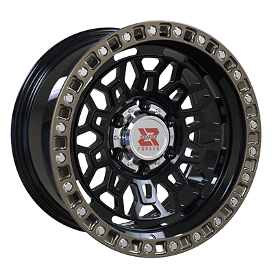17X8.0 inch 5x127 Black & Bronze auto wheel rim