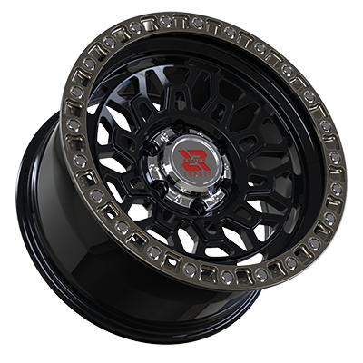 17X8.0 inch Black & Bronze forged and custom wheel rim