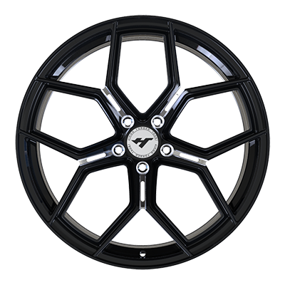 18X8.0 inch Black forged and custom wheel rim