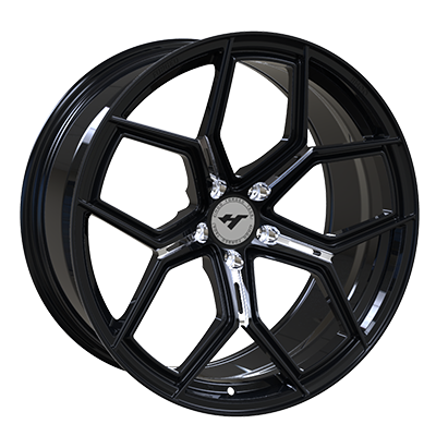 18X8.0 inch Black forged and custom wheel rim