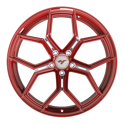 20X9.0 inch Red forged and custom wheel rim