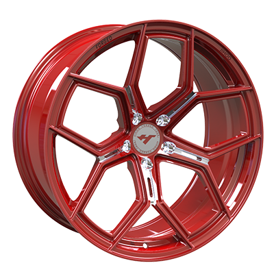 20X9.0 inch Red forged and custom wheel rim