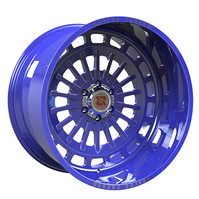 22X12 inch Blue forged and custom wheel rim