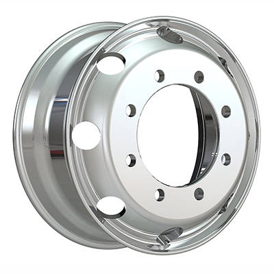 19.5X7.5 inch silver truck wheel rim