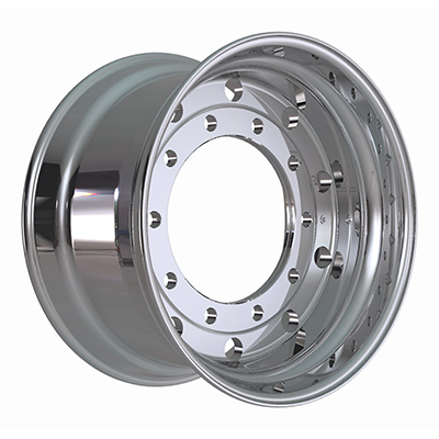 22.5X11.75 inch silver truck wheel rim