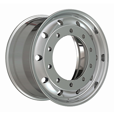 22.5X11.75 inch silver truck wheel rim