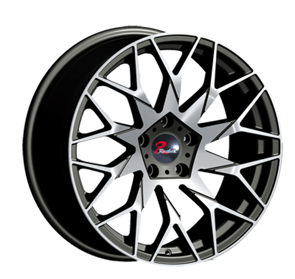 18X8.0 inch Silver Machine Face wheel rim