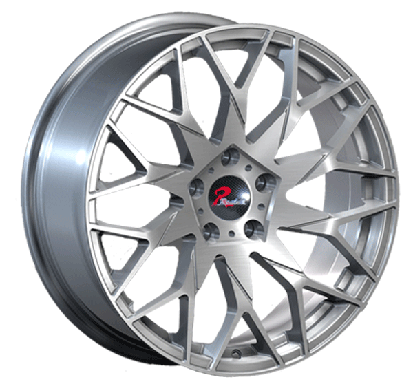 18X8.0 inch Silver Machine Face wheel rim