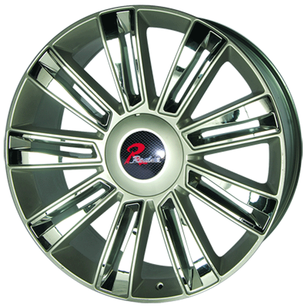 23X9.0 inch dark cyan machine face wheel rim