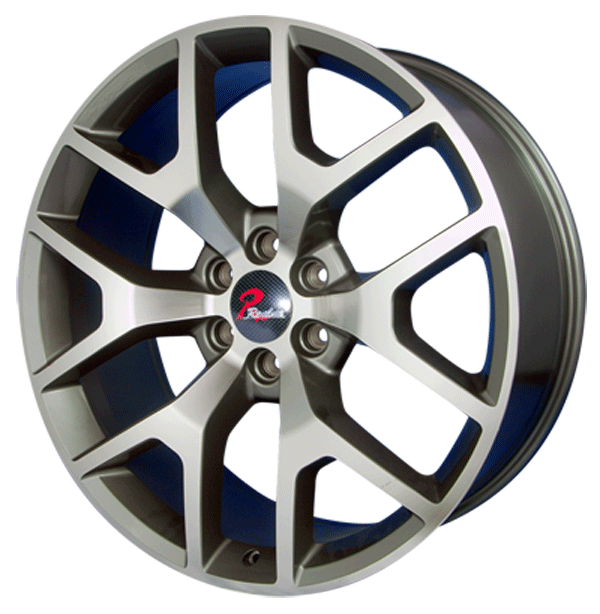 25X9.5 inch Silver Machine Face　wheel rim