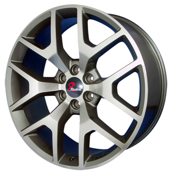 25X9.5 inch Silver Machine Face wheel rim