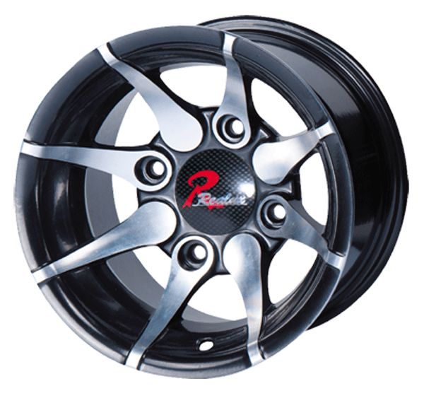 9X7.0 inch Black Machine Face wheel rim