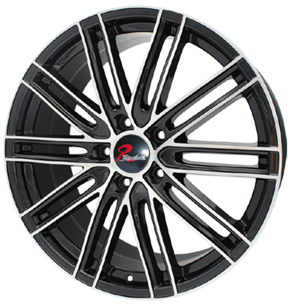 22X10 inch Semi Matte Black Machine Face wheel rim