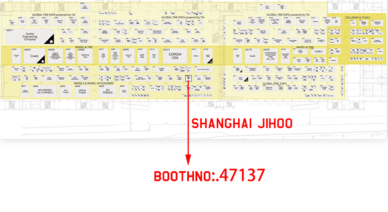 Shanghai Jihoo – Location Map for the 2026 SEMA Show